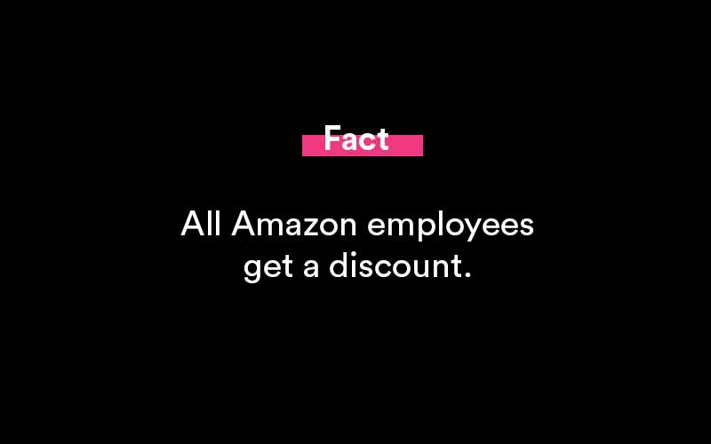 amazon employee discount
