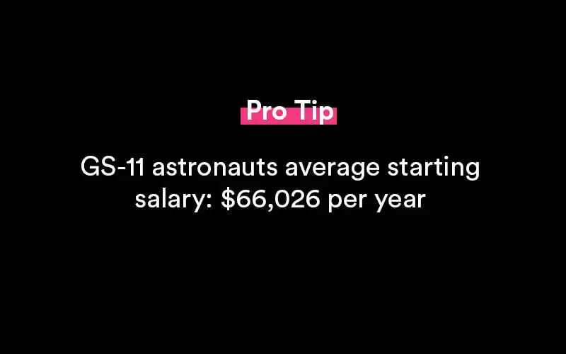astronaut salary