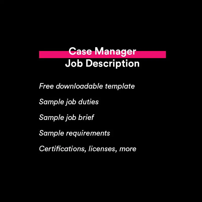 case manager job description