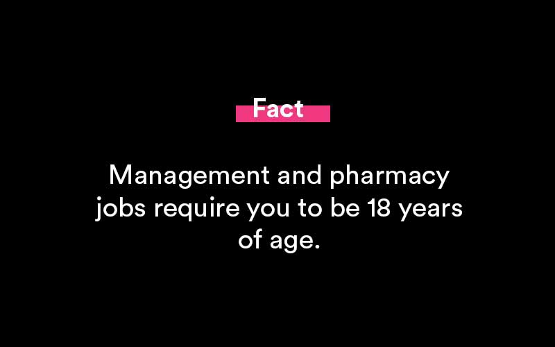how old do i have to be to work at cvs health