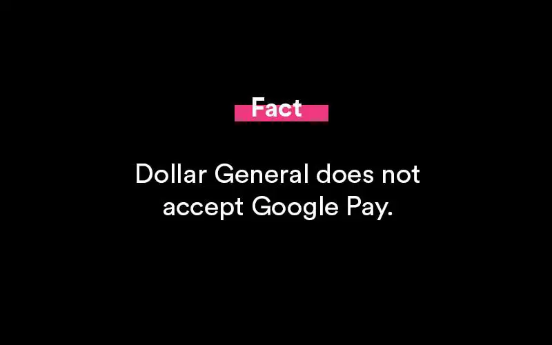 does dollar general accept apple pay