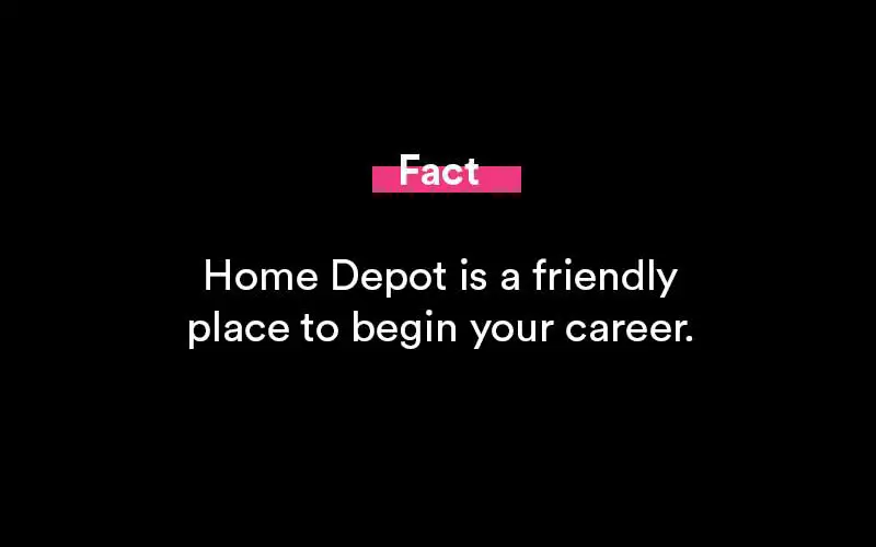 how old do i have to be to work at home depot