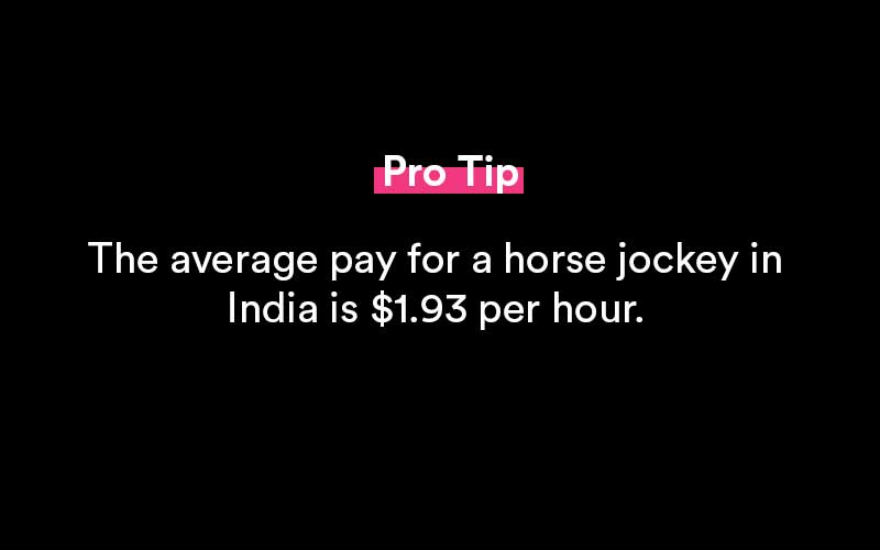 horse jockey salary information