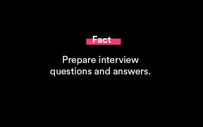 how to prepare for an interview