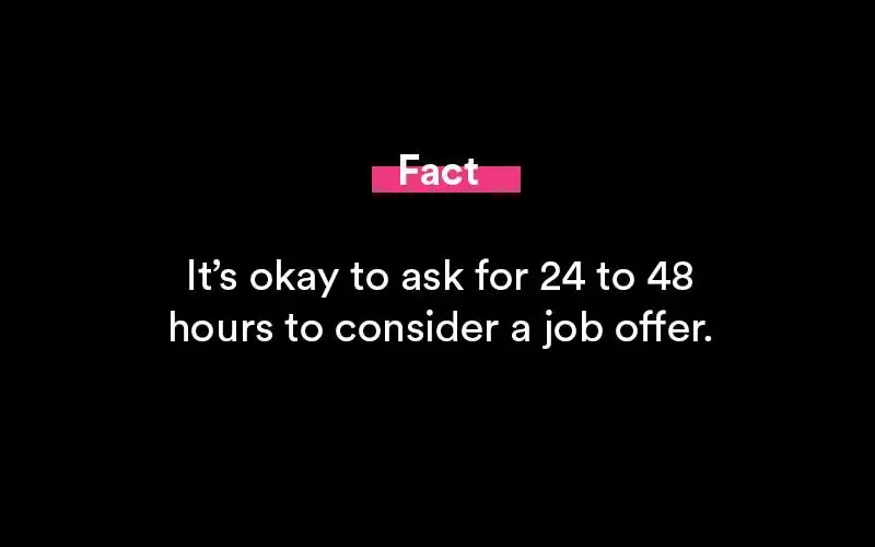 how to ask for time to consider a job offer