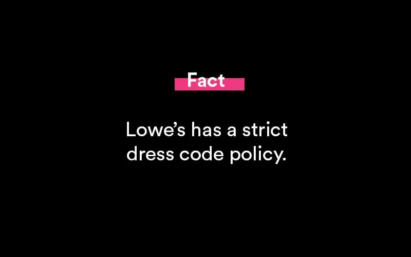 lowes dress code