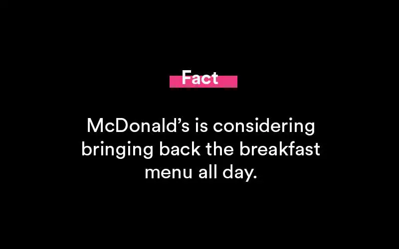 does mcdonalds serve all day breakfast