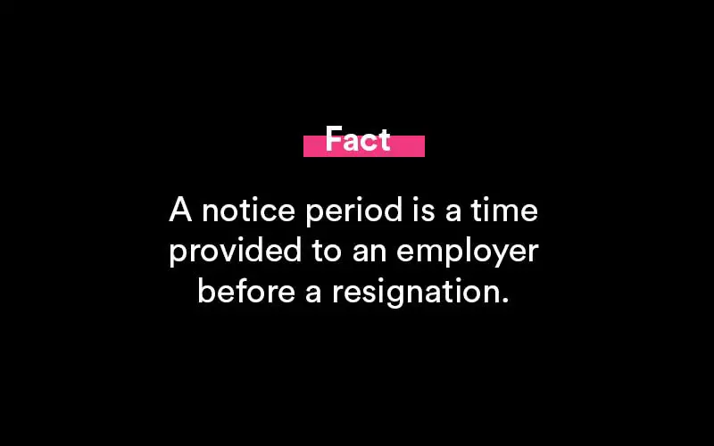 notice period