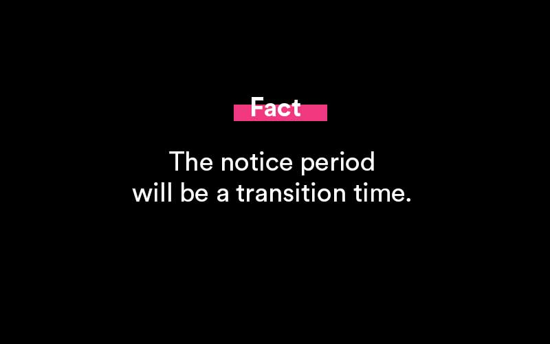 notice period