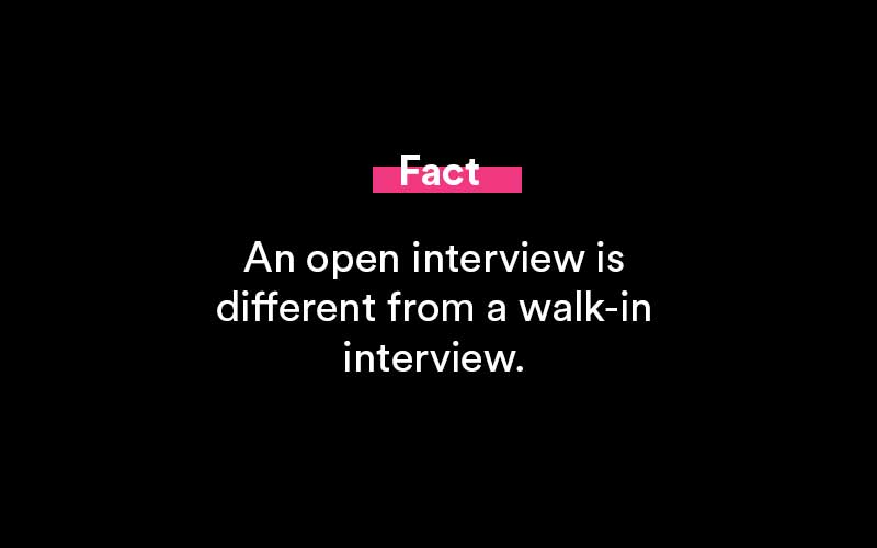 open interview