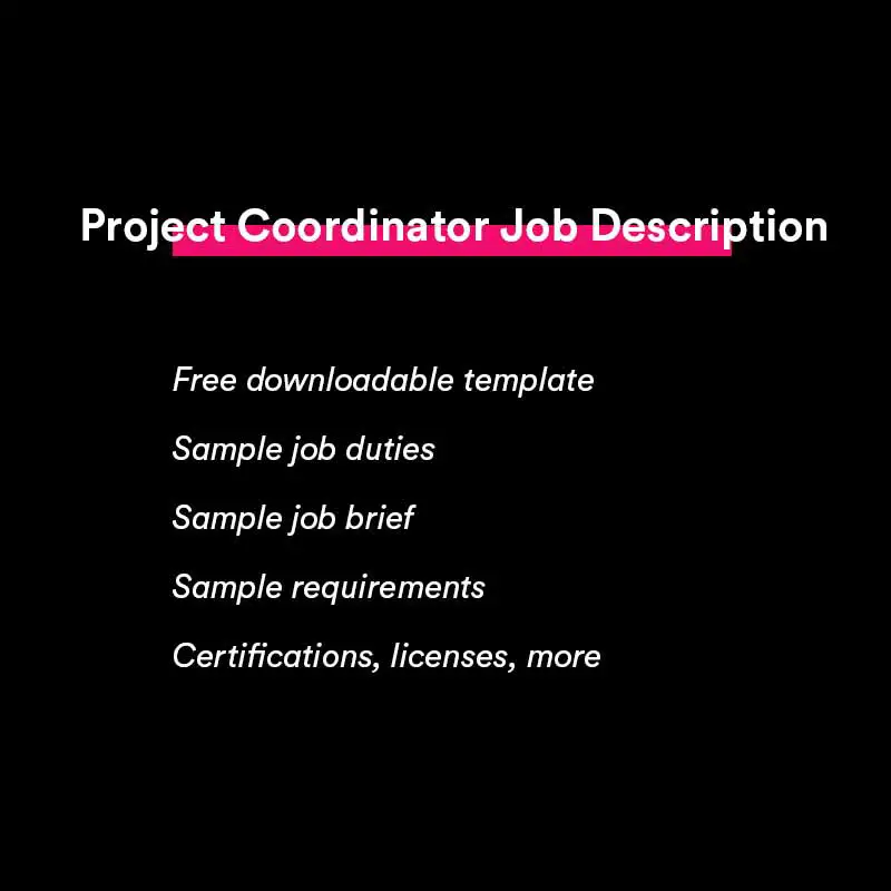 project coordinator job description