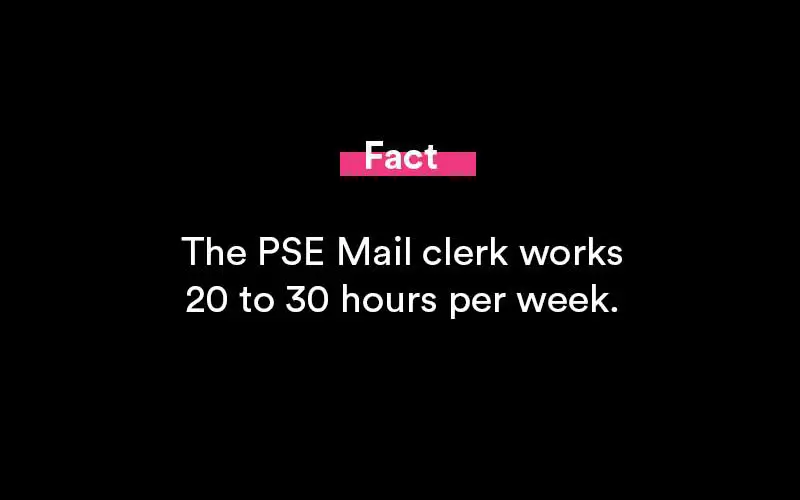 pse mail processing clerk