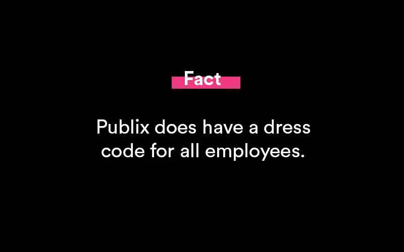publix dress code