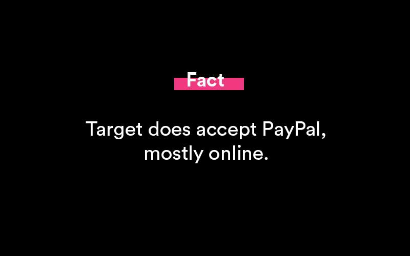does target accept paypal