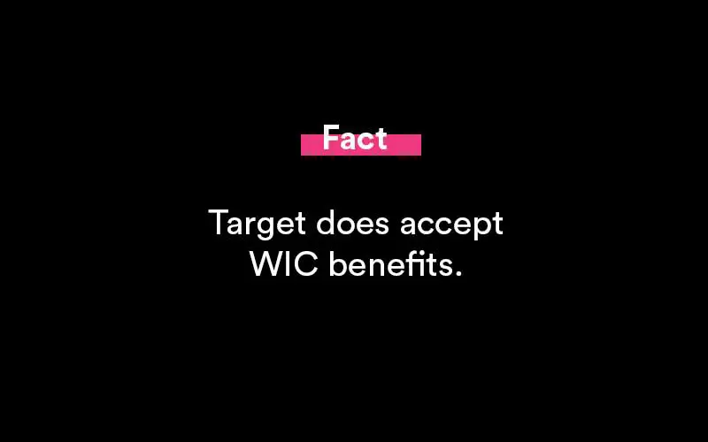 does target take wic