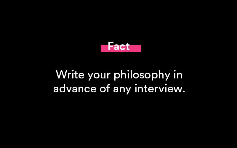 what is your teaching philosophy interview question