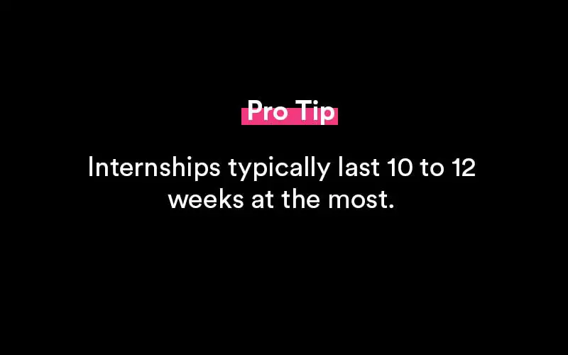 what is an internship
